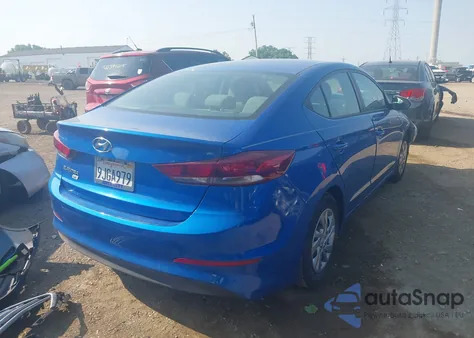 2018 Hyundai Elantra Se из США, поврежденный, VIN KMHD74LF9JU677915